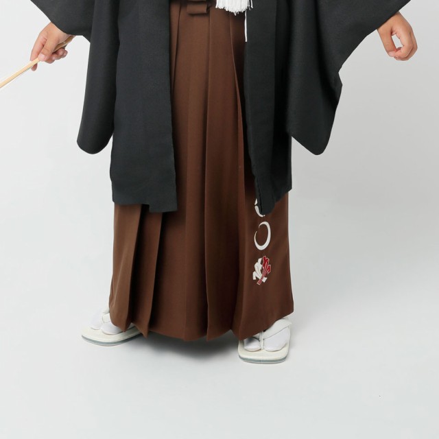 卒園用 小町kids 男児 着物 と 袴 フルセット 貸衣装 レンタル 110cm